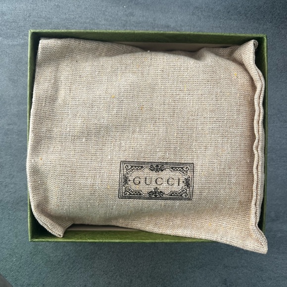 Gucci Black Chevron Marmont Leather Wallet - Picture 3 of 7